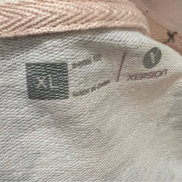 Xersion XL Semi Fit Pink Camo Hooded Shirt Dress O - Picture 3 of 4